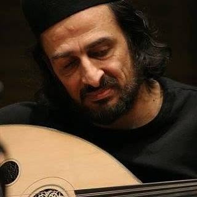 Kamran Hooshmand, founder of 1001 Nights Orchestra, playing the oud